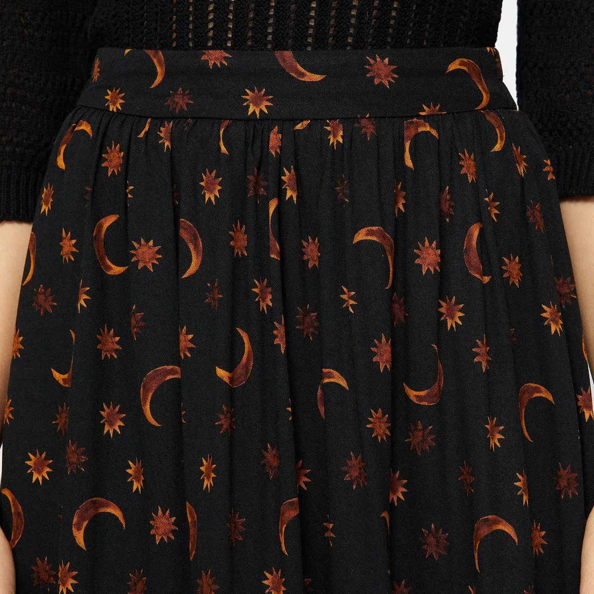 Elura Celestial Print Maxi Skirt, photo 2 of 4