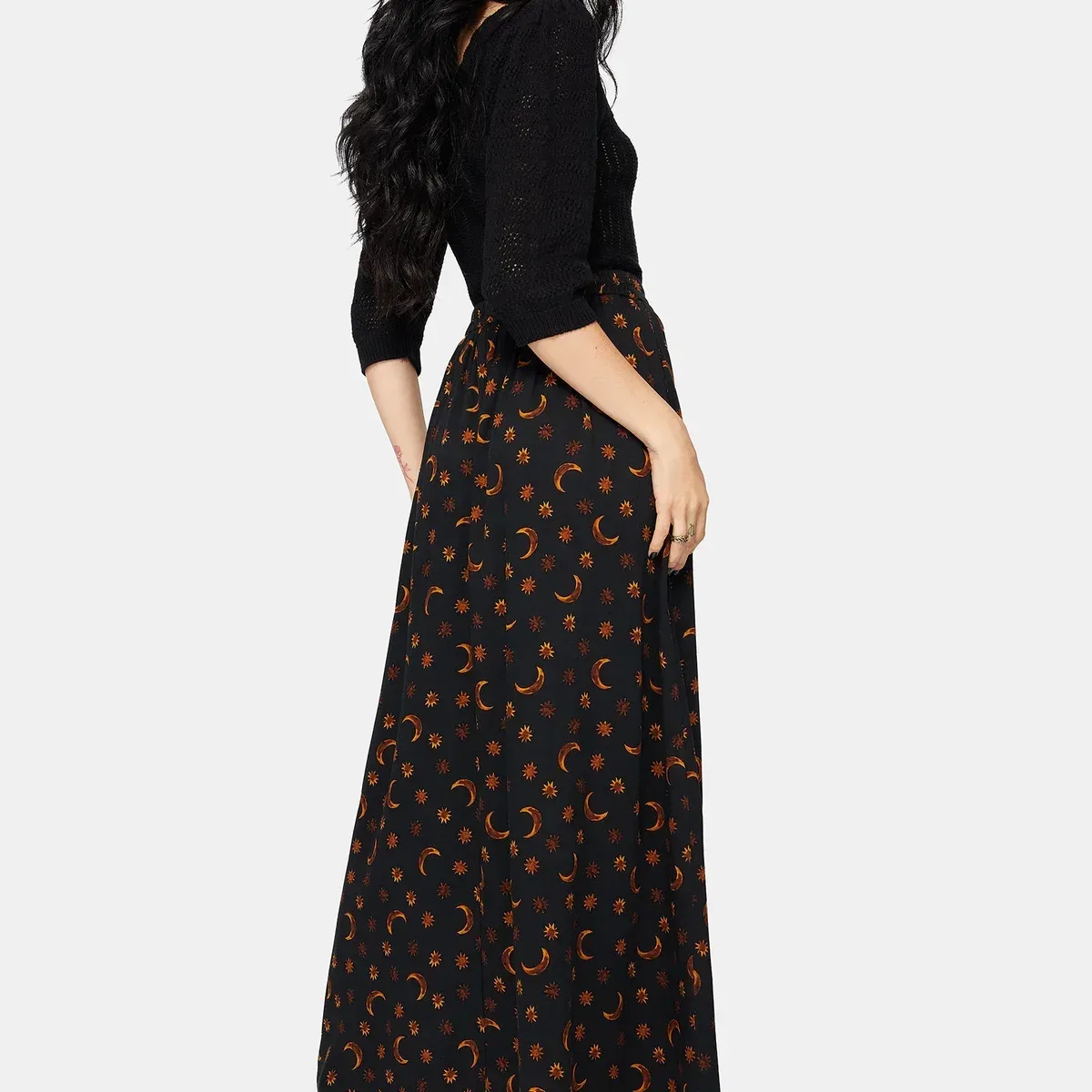 Elura Celestial Print Maxi Skirt, photo 3 of 4