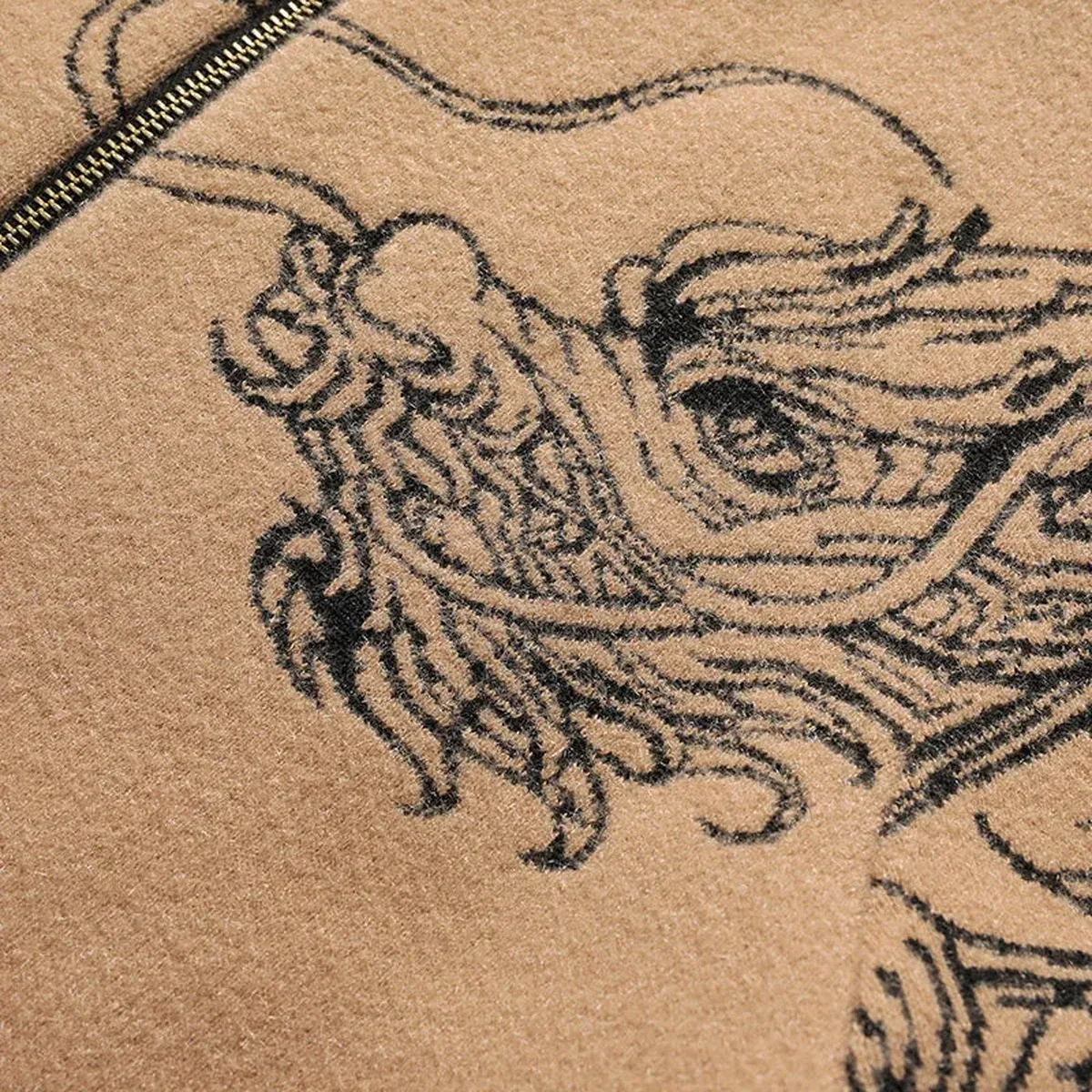 Dragon Crest Wool Cardigan, photo 3 of 4