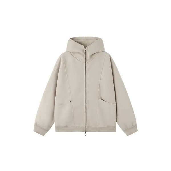 loose hoodie sweatshirt for women, casual zip-up jacket with relaxed fit