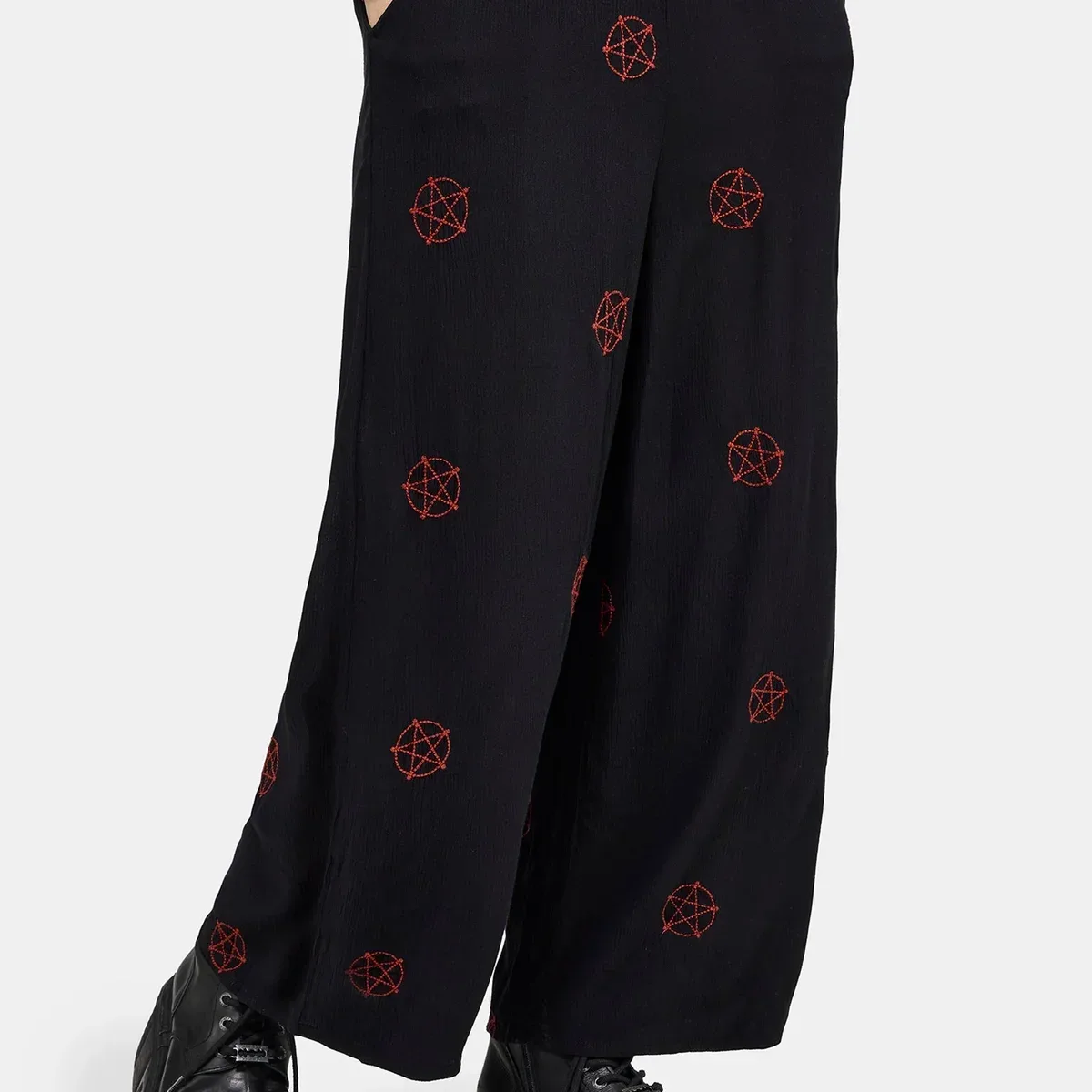 Druantia Moon Embroidery Wide Leg Culotte, photo 1 of 4