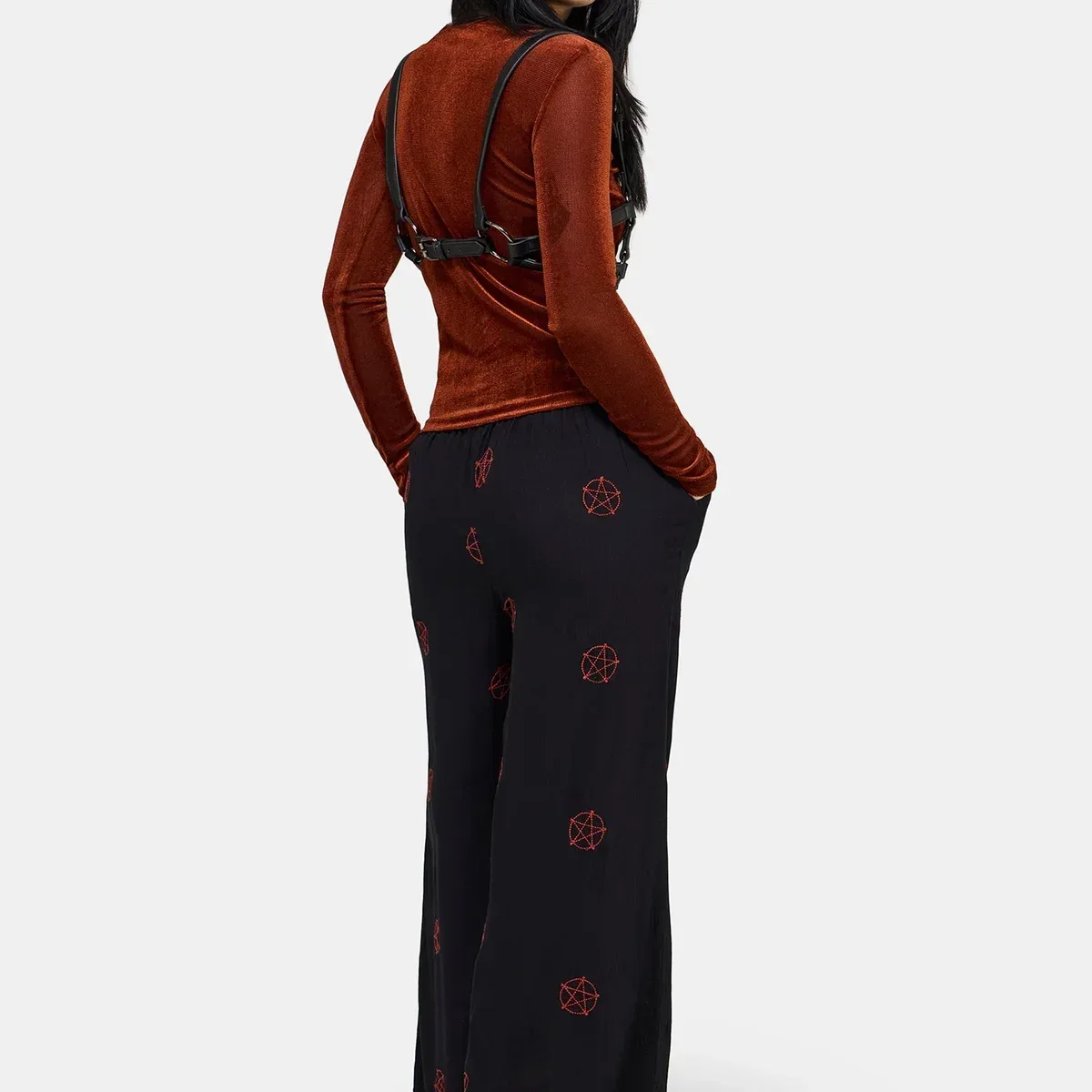 Druantia Moon Embroidery Wide Leg Culotte, photo 4 of 4