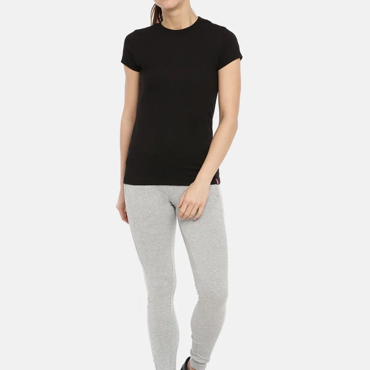 Women's Joggers in Cotton Stretch Terry Fabric With Flat Waistband Drawcords and Zipper Pockets | MW3154, photo 4 of 4