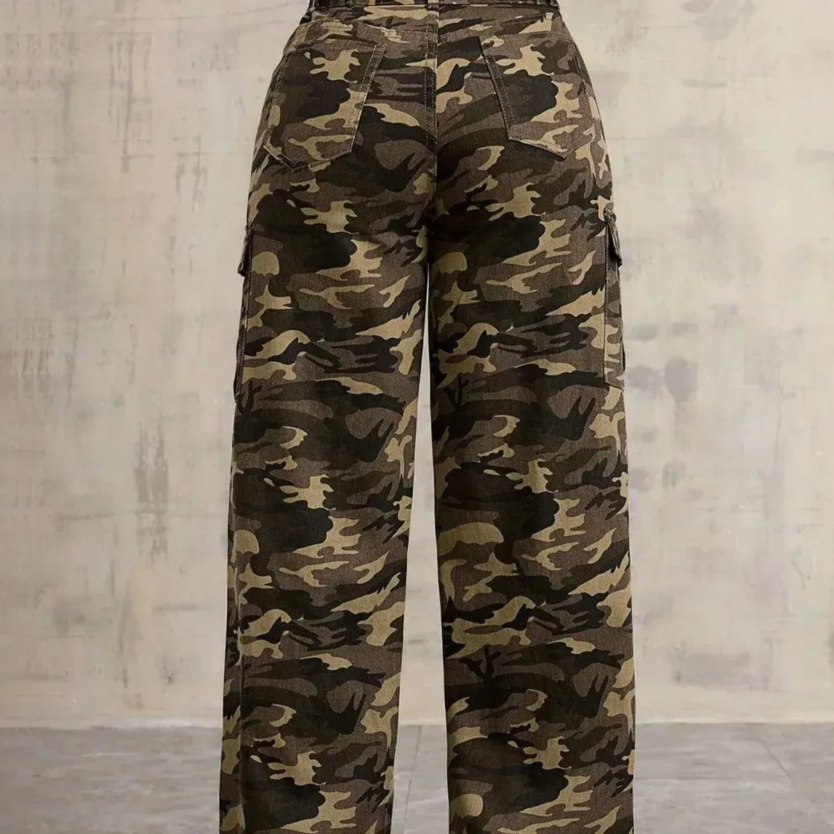 Camouflage Wide Leg Jeans, photo 4 of 4