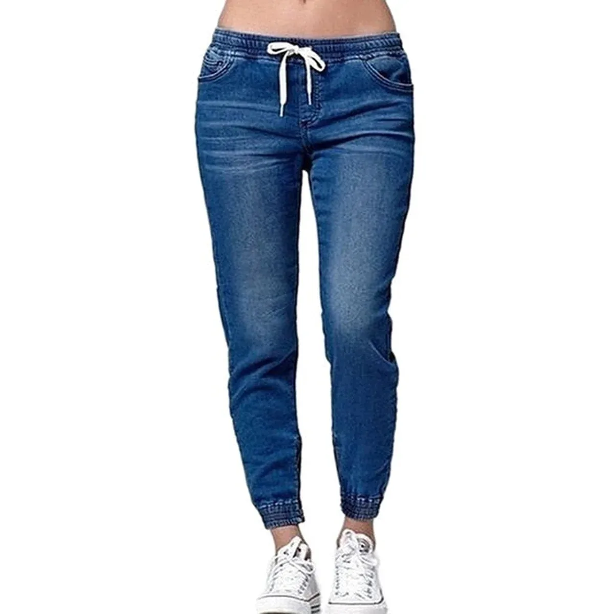 Casual Jogger Pants 2018 Elastic Sexy Skinny Pencil Jeans For Women Leggings Jeans High Waist Women's Denim Dr, photo 1 of 4