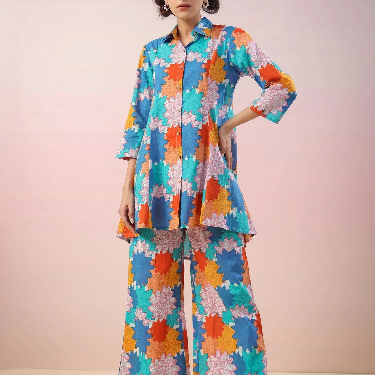 Native Nomad Cotton Palazzo Loungewear Set, photo 1 of 4