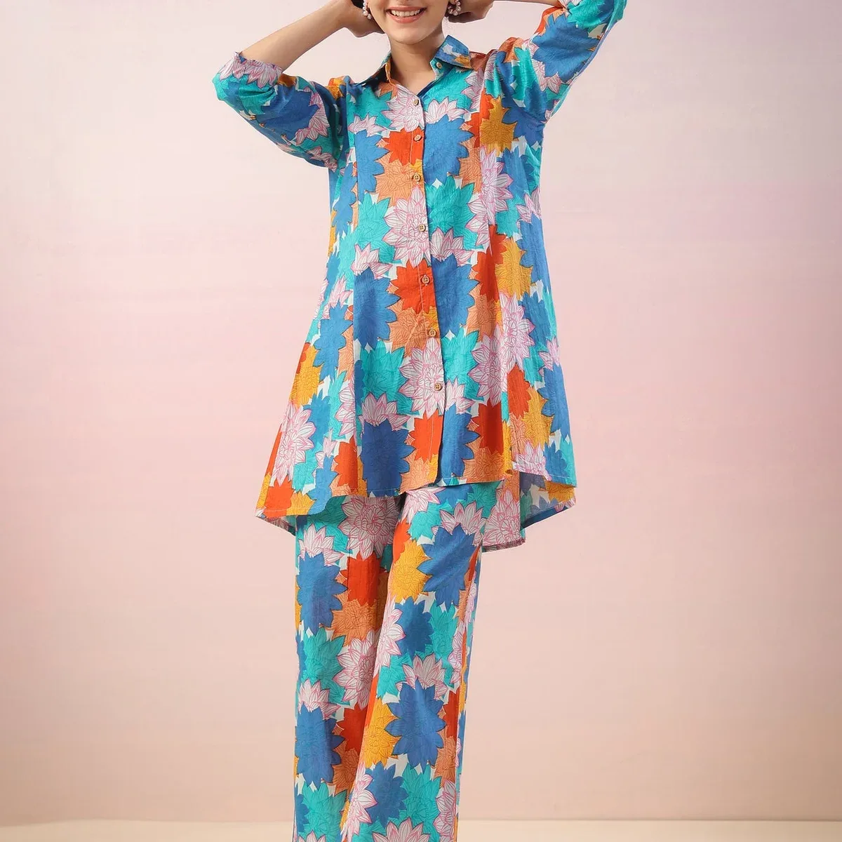 Native Nomad Cotton Palazzo Loungewear Set, photo 2 of 4