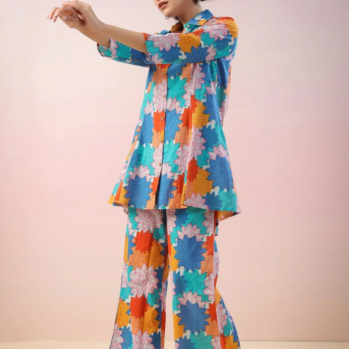 Native Nomad Cotton Palazzo Loungewear Set, photo 3 of 4