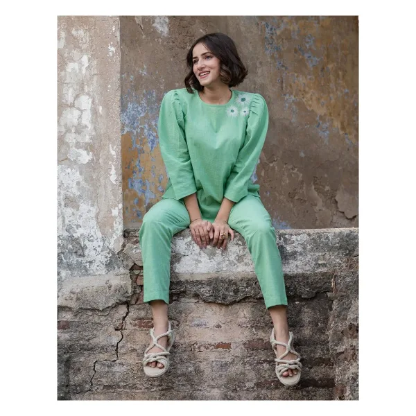Premium Pastel Green Co-ord Set