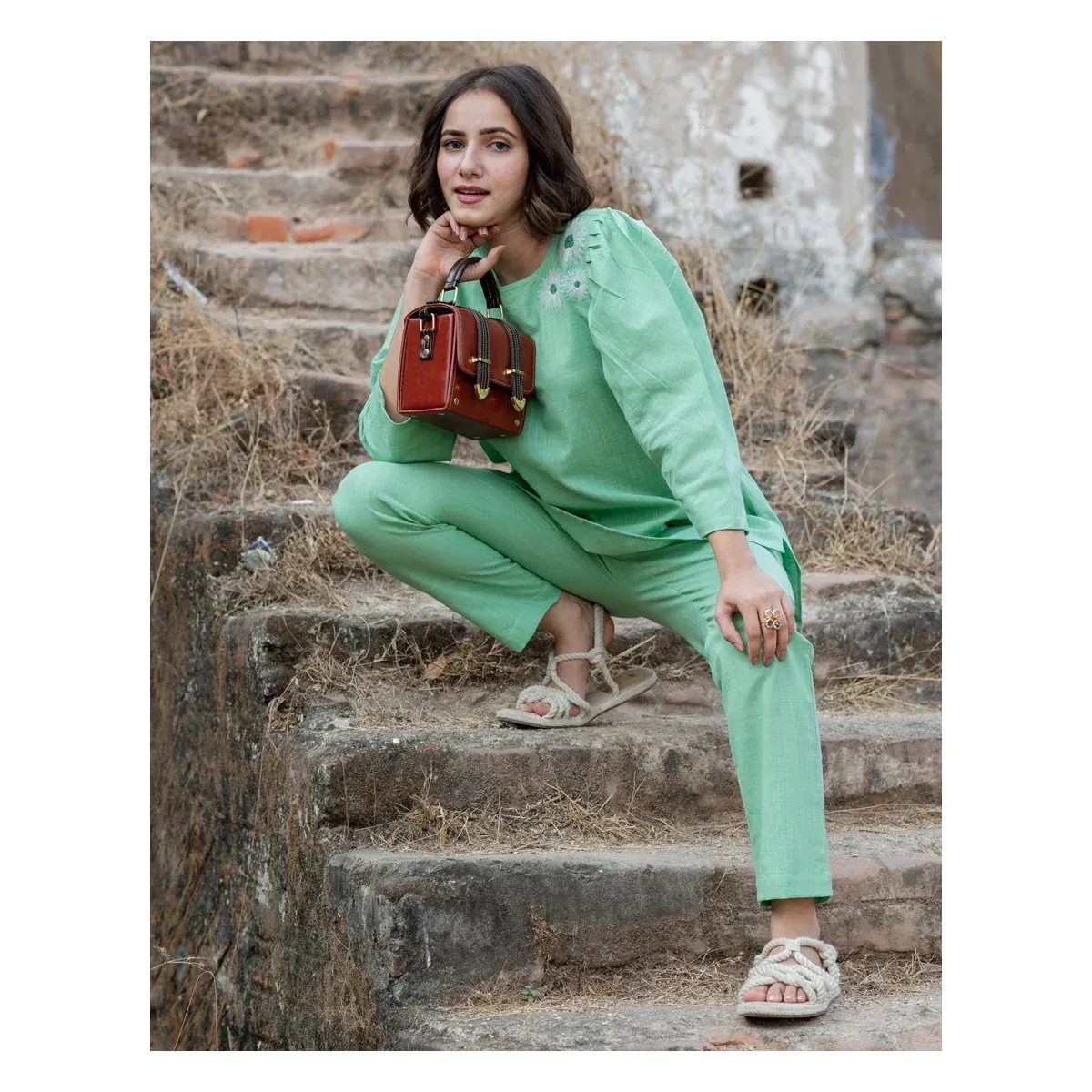 Premium Pastel Green Co-ord Set, photo 3 of 4