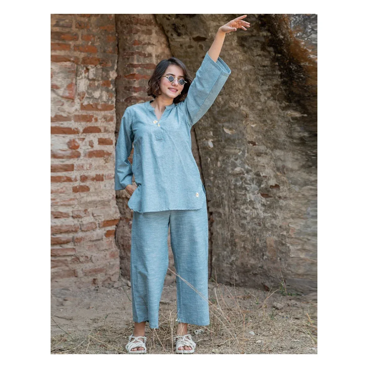 Premium Pastel Blue Co-ord Set, photo 4 of 4