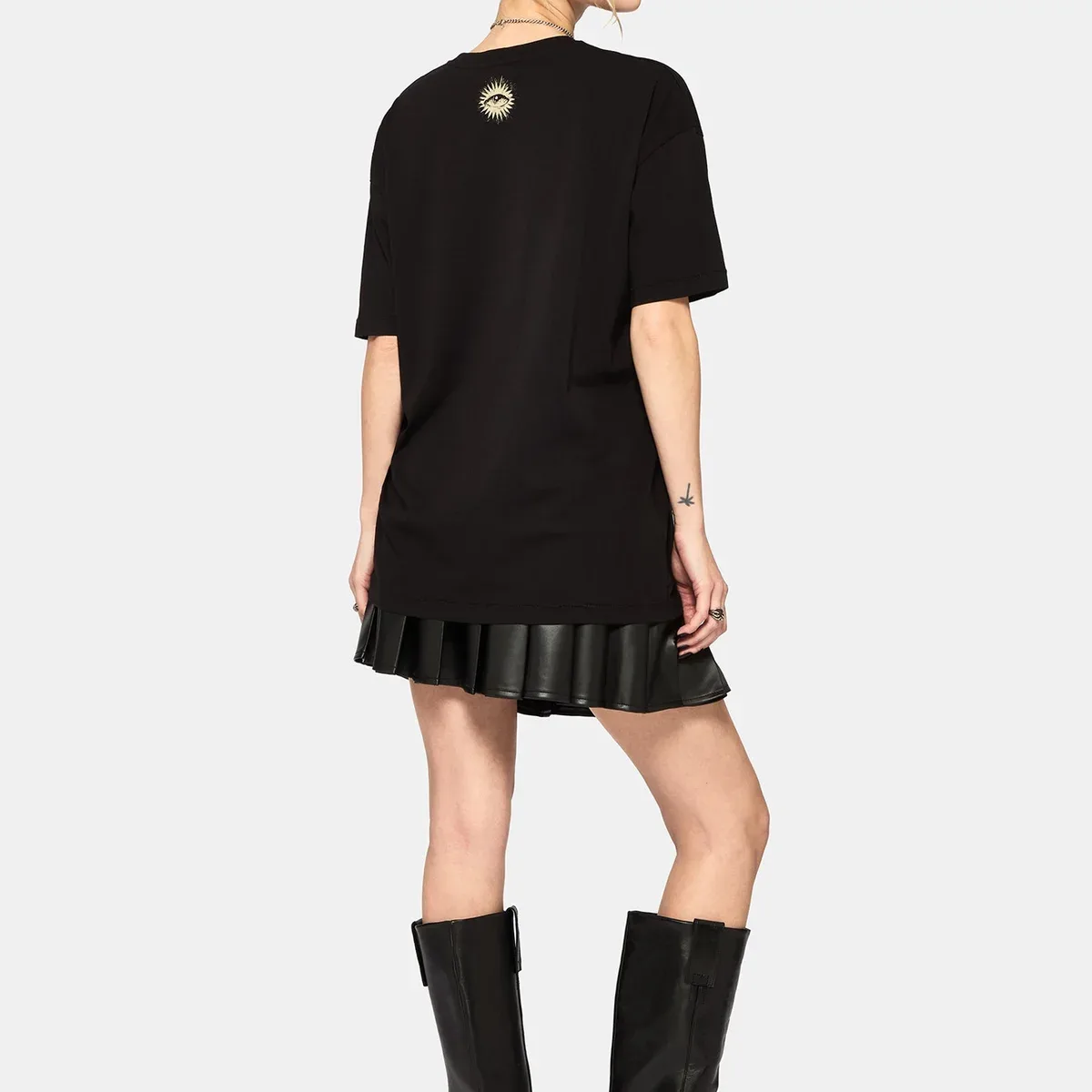 Elise Zodiac Celestial Print Oversized T-Shirt, photo 3 of 4